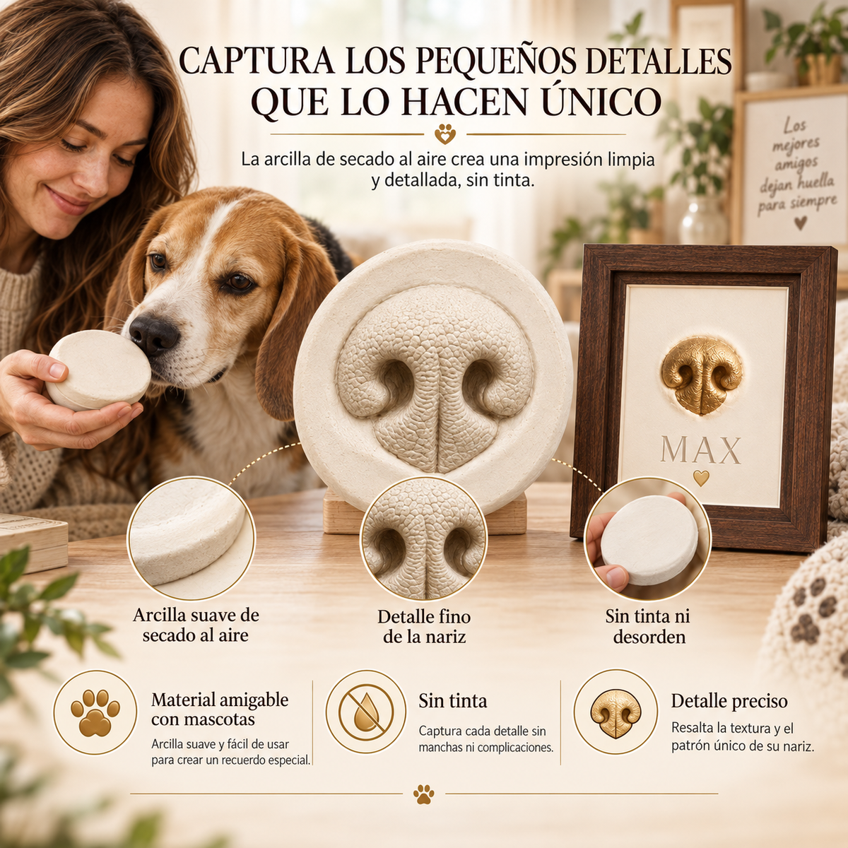 EverPaws™ – Kit Huella de Nariz para Mascotas